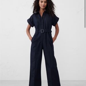 Women's Navy Banana Republic Factory Jumpsuit